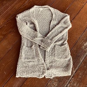 {Trend Shop} Gray popcorn cardigan